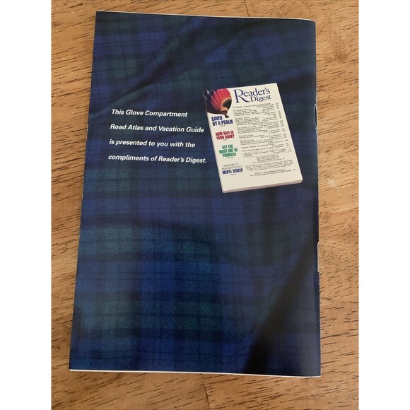 Reader's Digest Road Atlas and Vacation Guide US Canada Mexico Glove Compartment - Picture 2 of 2